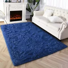 Prabia Super Soft Fluffy Shaggy Rugs for Living Room Bedroom, Fuzzy Plush Area R