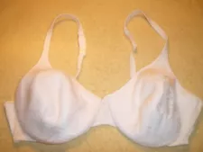 Bali Bra 3320 White Soft Cup Womens 38B Underwire Discontinued FR/SHP