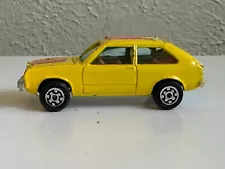 KIDCO TOUGH WHEELS CHEVY CHEVETTE HATCHBACKS YELLOW DIECAST TURBO