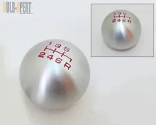 6 SPEED BRUSHED SILVER SHIFTER BALL SHIFT KNOB FOR NISSAN SKYLINE GTR 370Z 350Z