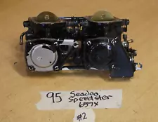 95 SEADOO SPEEDSTER 657X OEM TWIN CARBS CARBURETOR ASSY PTO MAG 270500253 #2