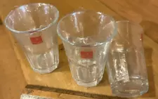 SEALED. Bormioli Rocco Bianco Drinking Glasses Set of 3. Factory wrapped. NEW