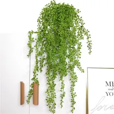 Artificial Hanging Plant Fake Vine Greenery Succulent Hang Garland Party Wedding