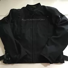 Scorpion EXO Motorcycle Armor Padding Jacket Men's Size Medium Black