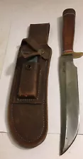 Vintage Randall Made Orlando Fl Fighter Hunter Model 3-7 7" Knife W/ Sheath