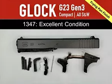 GLOCK G23 Gen3 Complete OEM .40 S&W Slide - Frying Pan -Fits Gen 1-3 19 23 32 45