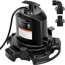 1/8HP 1575GPH Multi-use Thermoplastic Water Pump for Water Removal & Transfer