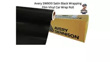 Avery SW900 Satin Black Supreme Wrapping Film Vinyl Car Wrap Sheet Roll