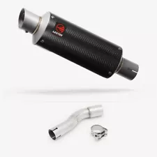 Lextek GP8C Carbon Fibre GP Stubby Exhaust for Honda CMX500 REBEL [2017-2024]