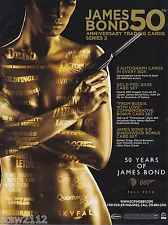 JAMES BOND 50TH ANNIVERSARY S2 ULTRA MASTER SET AUTOGRAPHS CASE INCENTIVES+++