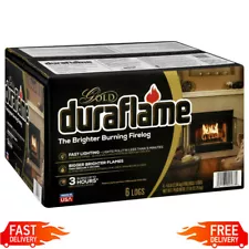 4.5 Lb. Firelogs Ultra Premium 6-Pack Case 3 Hour Burn Firewood Everyday Logs