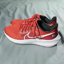 Nike Shoes Mens 14 Red Pegasus 39 Running Sneakers Georgia Bulldogs DR1990