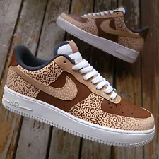 Nike Air Force 1 Low Cheetah Leopard Print Custom Men's Sneakers