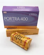 Kodak Portra 400/220 Film, 2-Pro Packs of 5 Rolls (10 Rolls Total), EXPIRED 2016