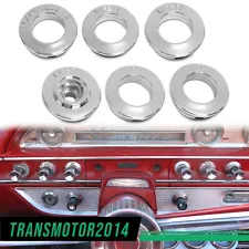 Fit For 1962 Ford Galaxie Dash Knob Bezel Air Brake Release Lighter Lights Wiper (For: More than one vehicle)