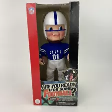 NEW! NFL Rockin Randall Hank Williams Jr COLTS Singing Football Doll Figure