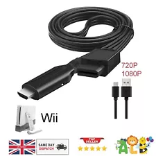 For Wii Input to HDMI Converter HD 1080P Video Audio Output Adapter For Nintendo