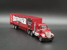 INTERNATIONAL LONESTAR CAB & BOX TRAILER SKYJACKER 1/64 SCALE DIECAST MODEL