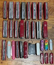 VICTORINOX SWISS ARMY KNIVES - 1994 ALOX - ALL SIZES! - LOT OF 30!!