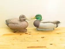 Pair Of Cabela's Hard Core Real Image Duck Decoys