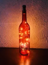 red glass wine bottles for sale