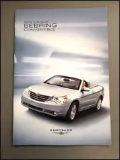 2008 Chrysler Sebring 36-page Original Car Sales Brochure Catalog - Convertible