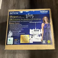 Brother Designio Serger DZ1234 Sewing Machine With Box