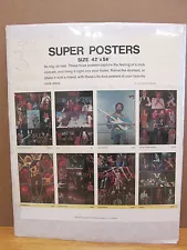 Vintage Super Posters advertisement band poster rock stars 8170