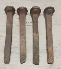 4 Vintage Railroad Spike's Eastern Ky. Perfect for Home crafts or Metalworking