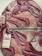 NWT Justice Lilac Purple Backpack Tote Purse Bag Dance Gymnastics Soccer School