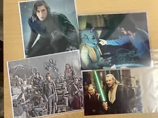 STAR WARS Autograph Collection, Qui - GonJinn, Kylo Ren, Jyn Erso and Greedo.