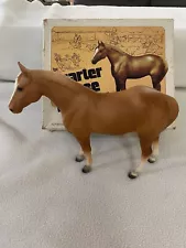 Breyer Horse Quarter Horse Yearling No. 102 Palomino With Box