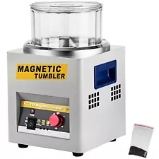 VEVOR KT-185 Magnetic Tumbler 180mm Jewelry Polisher Finisher Machine 200g Pins