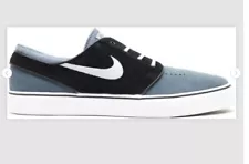 Size 11 - Nike Zoom Stefan Janoski Gray Black Armory Slate Sueded Skate Shoes