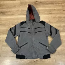 Men's XL UBI Workshop Assassins Creed Full-Zip Assassin Jacket Hooded Gray