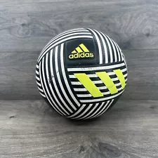 Adidas Nemeziz Size 4 Youth Soccer Ball Black Yellow Striped