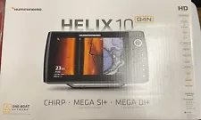 Humminbird Helix 10 CHIRP MEGA SI/DI + GPSG4N, W/ Transducer 411420-1 New In Box