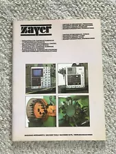 Zayer Machining Centers, Lathes and Milling Machine Sales Catalog, Made in Spain