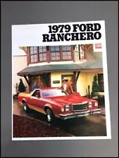 1979 Ford Ranchero Pickup Truck Vintage Sales Brochure Catalog - GT 500 Squire