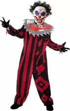 Killer Clown Costume, Scary Clown Costume for Kids Role Play & Dress Up