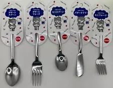 Sanrio Kawaii Hello Kitty Spoon x2 Fork x2 butter knife x1 For Sale Only Japan