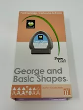 Cricut by Provo Craft - George and Basic Shapes Font Cartridge (29-0025) - NEW