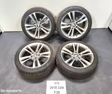 ✅ OEM BMW F30 F32 Front Rear Wheel Rim 18x8" 18x8.5" Double Spoke Style 397 SET