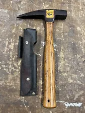 Norlund Rock Pick Axe Rock Hammer Excellent Condition With Original Sheath!