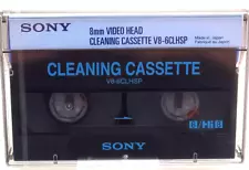 Unopened SONY V8-6CLHSP 8mm Hi8 Head Cleaner Cleaning Cassette Tape Sample