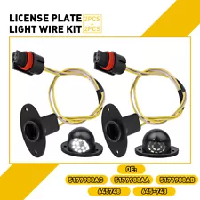 For 1994-2001 Dodge Ram 1500 License Plate Light & Wire Harnesses Assembly Kit