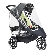 Phil & Teds Buggy Storm Cover Dash Single Double Stroller Rain & Wind Waterproof