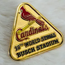 2011 St Louis Cardinals 18th World Series Busch Stadium MLB Press Pin