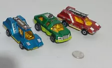 Matchbox Superfast No68 Cosmobile - Metallic blue & Red Planet Scout Green #B3