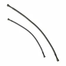 Fuel Tank Hoses For GMC Sierra 2500HD 01-10 6.6L Duramax Pair Stainless-FTH0001 (For: 2004 GMC)